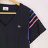 ラコステ LACOSTE ロゴ刺繍 Vネックコットンニット レディース 42