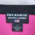 ポロジーンズカンパニーラルフローレン POLO JEANS COMPANY RALPH LAUREN ロゴ刺繍 バイカラー コットンニット レディース JPN:L