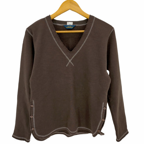 ウールリッチ WOOLRICH Vネックステッチデザイントップス レディース import:M