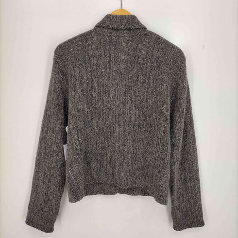 Denbigh Knitwear イングランド製 ショールカラー ウールメランジカーディガン レディース import:L