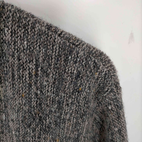 Denbigh Knitwear イングランド製 ショールカラー ウールメランジカーディガン レディース import:L