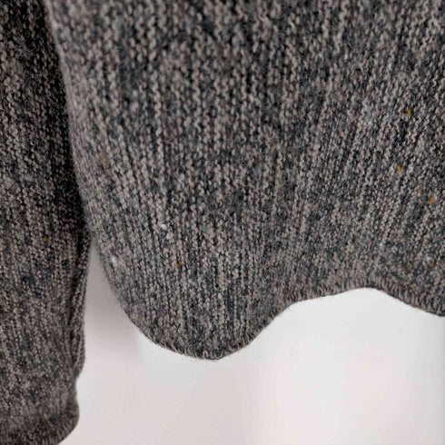 Denbigh Knitwear イングランド製 ショールカラー ウールメランジカーディガン レディース import:L