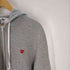 プレイコムデギャルソン PLAY COMME des GARCONS AD2021 HOODED SWEAT SHIRT WITH SMALL RED HEART メンズ JPN:L