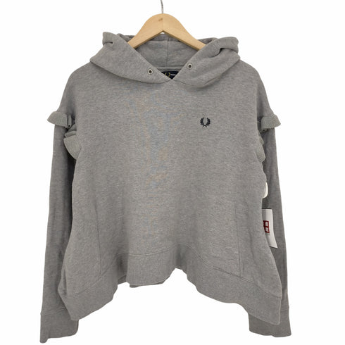 フレッドペリー FRED PERRY Aラインスエットパーカー レディース UK 10