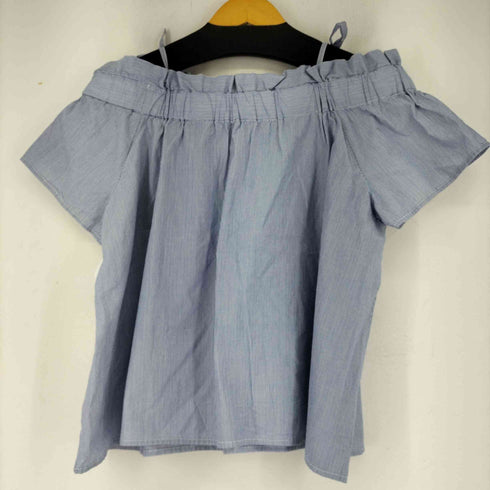 レイビームス Ray BEAMS ピンストライプ オフショルダー ブラウス レディース ONE SIZE