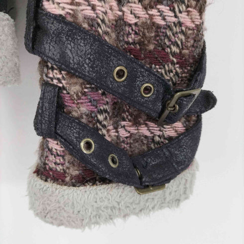 デシグアル Desigual ツイード切替ムートンジャケット レディース FR:36