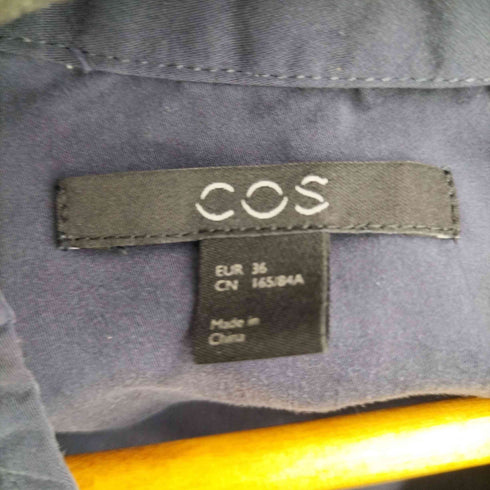 コス COS レーヨン混スキッパー L/S シャツ レディース FR:36