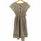 トッコクローゼット tocco closet フロントボタン スクエアネック フレア ワンピース レディース JPN:M
