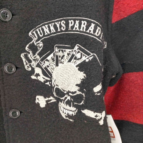 JUNKY'S PARADISE 裏地切替 袖ボーダージャケット メンズ JPN:M