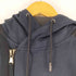 ディーゼルブラックゴールド DIESEL BLACK GOLD スリーブポケット ダブルジップフーディ メンズ import:XL