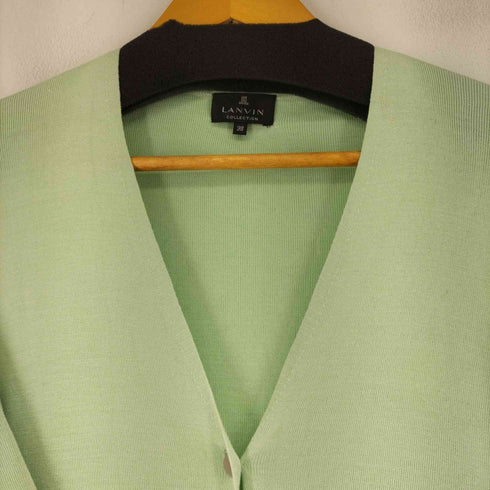 ランバンコレクション LANVIN COLLECTION シルク100 カーディガン レディース EUR:38