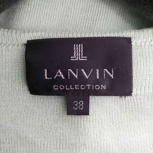 ランバンコレクション LANVIN COLLECTION シルク100 カーディガン レディース EUR:38