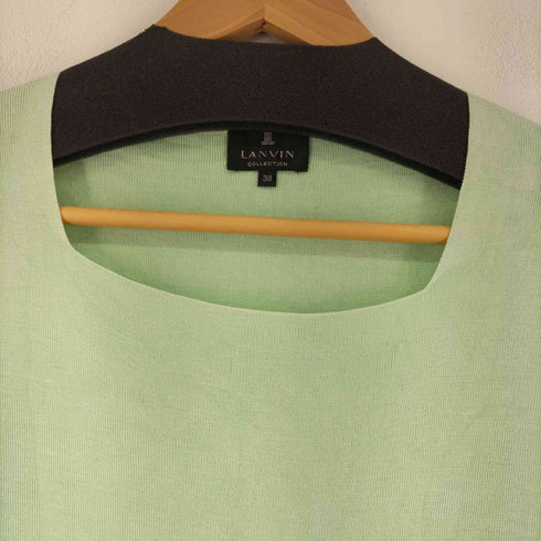 ランバンコレクション LANVIN COLLECTION ボックスネック シルク100カットソー レディース EUR:38