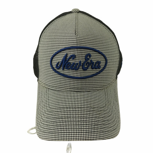 ニューエラ NEW ERA フロントロゴ 千鳥格子 x メッシュキャップ メンズ