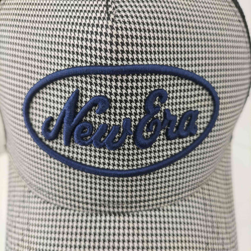 ニューエラ NEW ERA フロントロゴ 千鳥格子 x メッシュキャップ メンズ