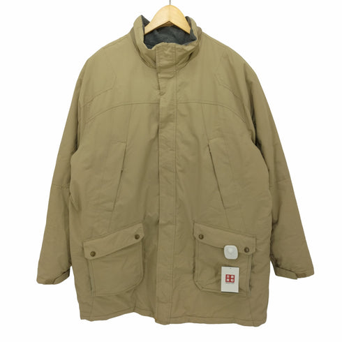 ランズエンド LANDS END WINDCHECK 裏地フリース 中綿ジャケット コート メンズ import:XL