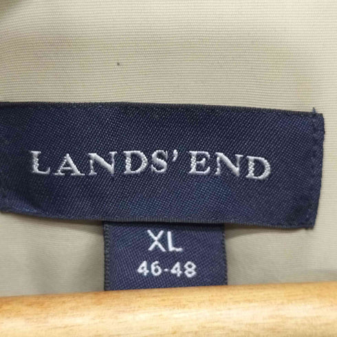 ランズエンド LANDS END WINDCHECK 裏地フリース 中綿ジャケット コート メンズ import:XL