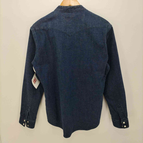 ビーミングバイビームス B:MING by BEAMS バンドカラー デニムウエスタンシャツ メンズ JPN:L
