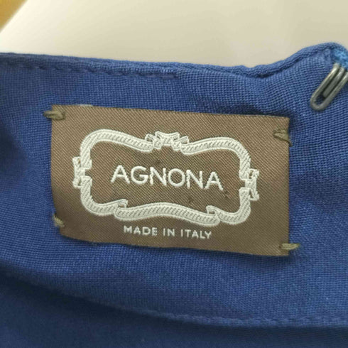 アニオナ AGNONA イタリア製 シルク ドレスワンピース レディース EUR:40
