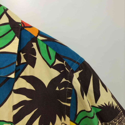 サーフラインハワイ SURF LINE HAWAII 総柄 コットンオープンカラーシャツ メンズ JPN:XL