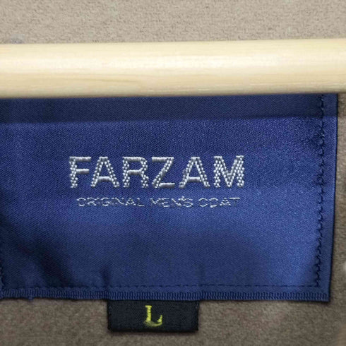 FARZAM 玉虫色 ステンカラーコート メンズ JPN:L