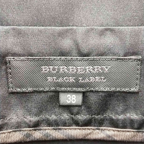 バーバリーブラックレーベル BURBERRY BLACK LABEL デザインタイトスカート レディース 38