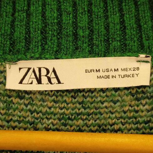ザラ ZARA 花柄カーディガン レディース M