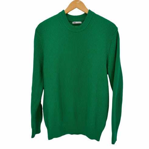 ザラ ZARA Dusty Lavender Sweater メンズ import:L