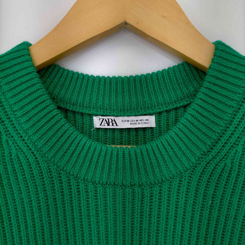 ザラ ZARA Dusty Lavender Sweater メンズ import:L