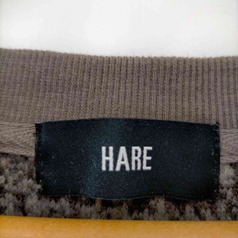 ハレ HARE パッチワークニットソー メンズ FREE