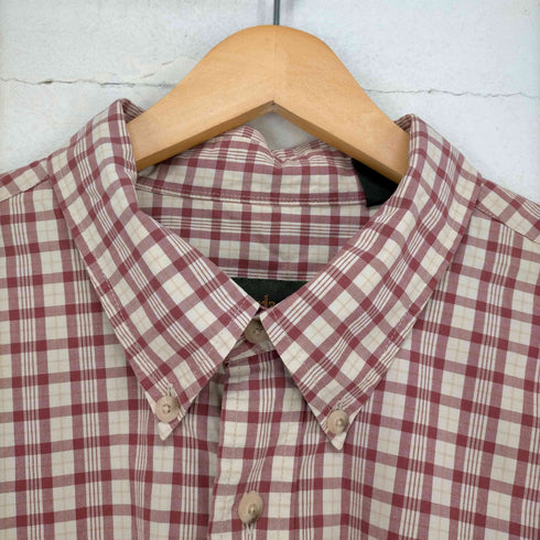 ティンバーランド Timberland フロントロゴ刺繍タータンチェックL/S シャツ メンズ JPN:XL