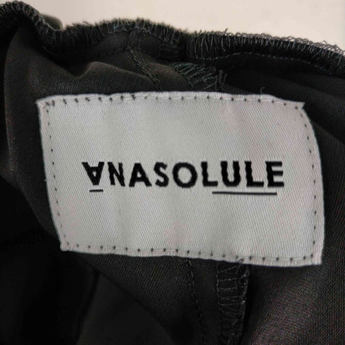 アナソルール ANASOLULE 21SS RELAXING SHORTS スエード切替 ハーフパンツ メンズ JPN:M