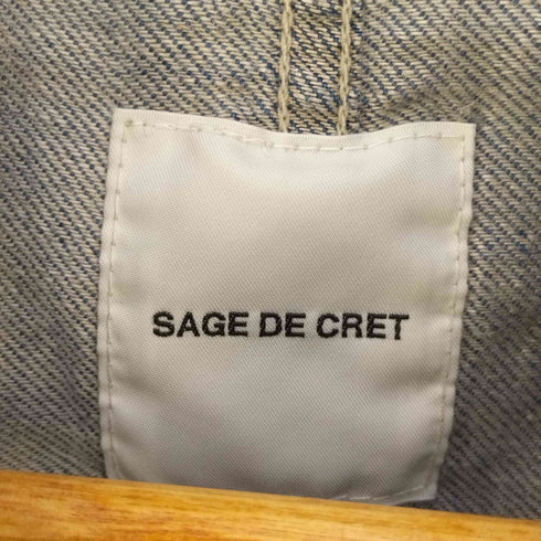 サージュデクレ SAGE DE CRET インディゴ染め リネン カバーオール メンズ JPN:M