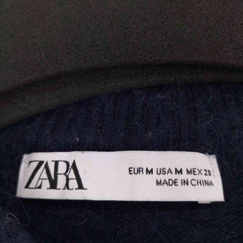 ザラ ZARA ウールアルパカ メランジラグランニット レディース JPN:M