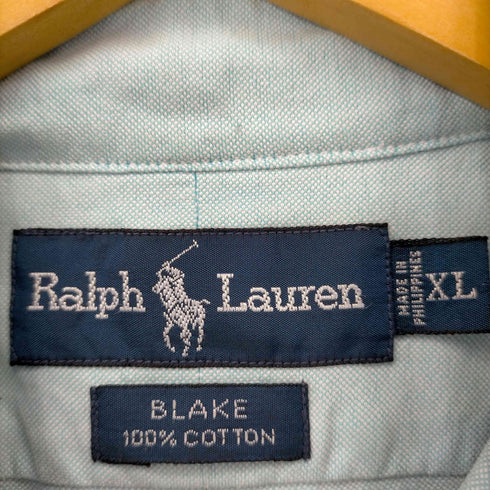 ラルフローレン RALPH LAUREN BLAKE ポニー刺繍 コットンS/Sシャツ メンズ import:XL