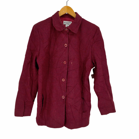 ペンドルトン PENDLETON ウール ヘリンボーンシャツジャケット レディース UK:14