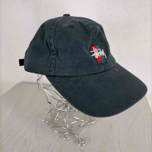ステューシー Stussy 90s 白タグ ロゴ刺繍キャップ メンズ