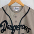 Dangerous 28 フロッキープリントベースボールシャツ メンズ JPN:M