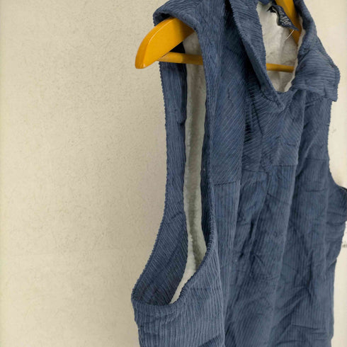 デニムアンドコー Denim&Co 裏地ボアコーデュロイベスト メンズ 2X
