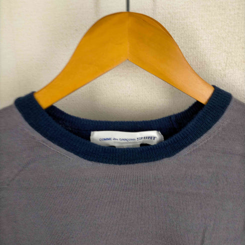 コムデギャルソンシャツ COMME des GARCONS SHIRT マルチカラー 切替 クルーネックニット メンズ JPN:L