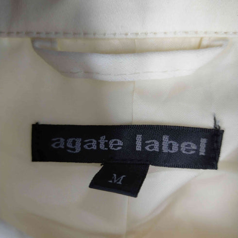 アガートレーベル AGATE LABEL ホワイトトレンチコート メンズ JPN:M
