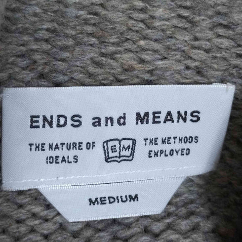 エンズアンドミーンズ ENDS and MEANS Roll Neck Knit ロールネックニット メンズ JPN:M