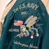 SEABEES THE US NAVY×鶴 リバーシブルサテンスカジャン メンズ JPN:XL