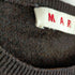 マルニ MARNI カシミヤ エルボーパッチ バイカラー クルーネックニット レディース 46