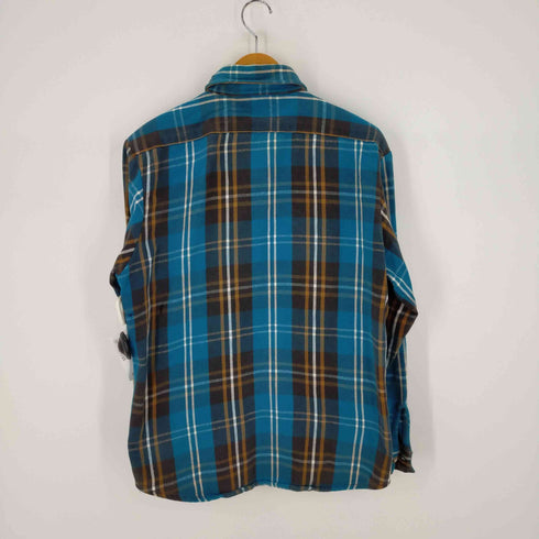 ファイブブラザー FIVE BROTHER 80S USA製 HEAVYNEL CHECK SHIRT ヘビーネルシャツ メンズ XL