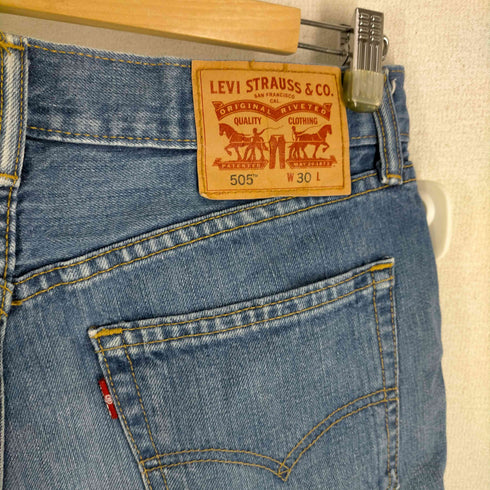 リーバイス Levis 505 4384刻印 ハーフデニムパンツ メンズ w30