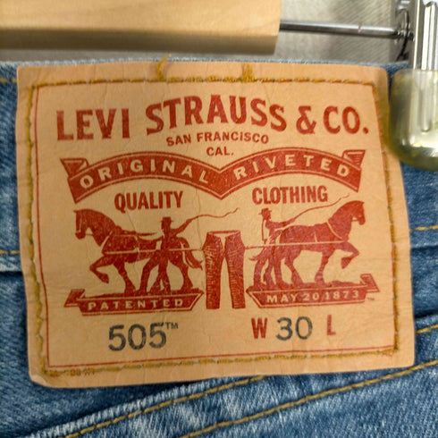 リーバイス Levis 505 4384刻印 ハーフデニムパンツ メンズ w30