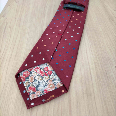 ポールスミス Paul Smith ドット柄 シルクネクタイ メンズ