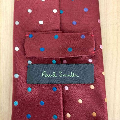 ポールスミス Paul Smith ドット柄 シルクネクタイ メンズ