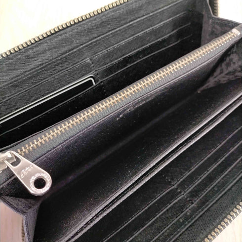 ロエン Roen レザーラウンドジップ長財布 メンズ